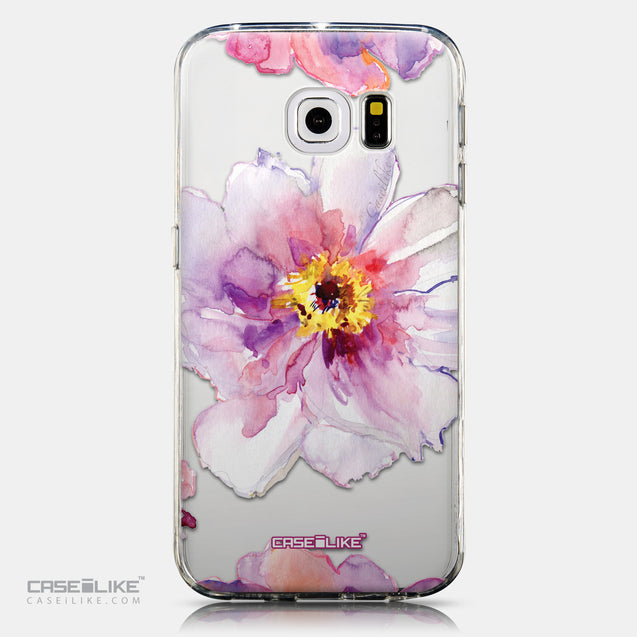 CASEiLIKE Samsung Galaxy S6 Edge back cover Watercolor Floral 2231