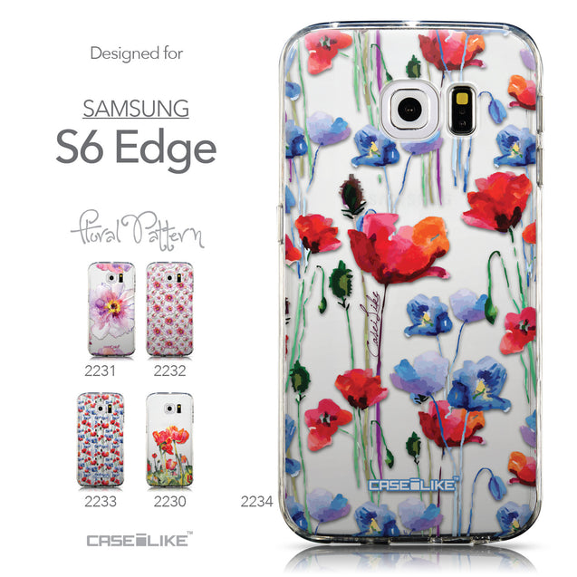 Collection - CASEiLIKE Samsung Galaxy S6 Edge back cover Indian Line Art 2061