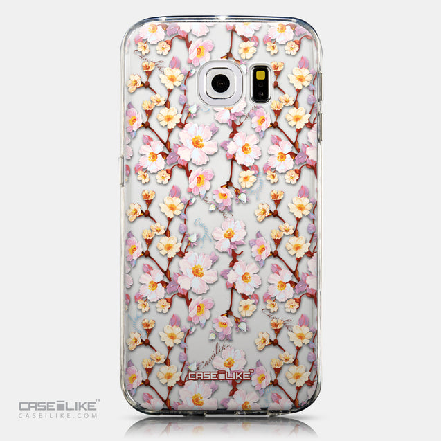 CASEiLIKE Samsung Galaxy S6 Edge back cover Watercolor Floral 2236