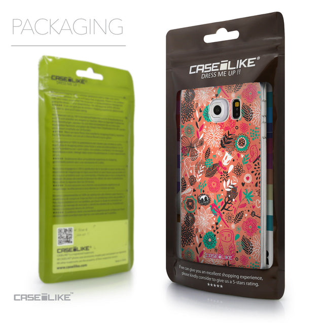 Packaging - CASEiLIKE Samsung Galaxy S6 Edge back cover Spring Forest Pink 2242