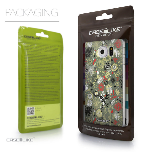 Packaging - CASEiLIKE Samsung Galaxy S6 Edge back cover Spring Forest Gray 2243