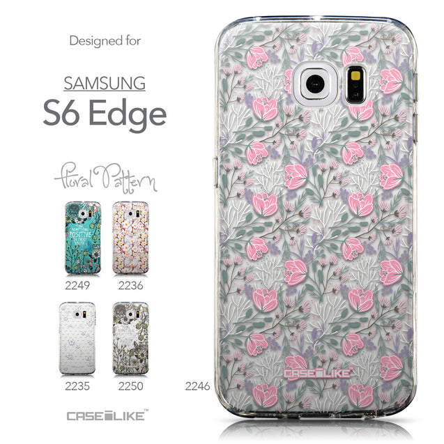 Collection - CASEiLIKE Samsung Galaxy S6 Edge back cover Flowers Herbs 2246