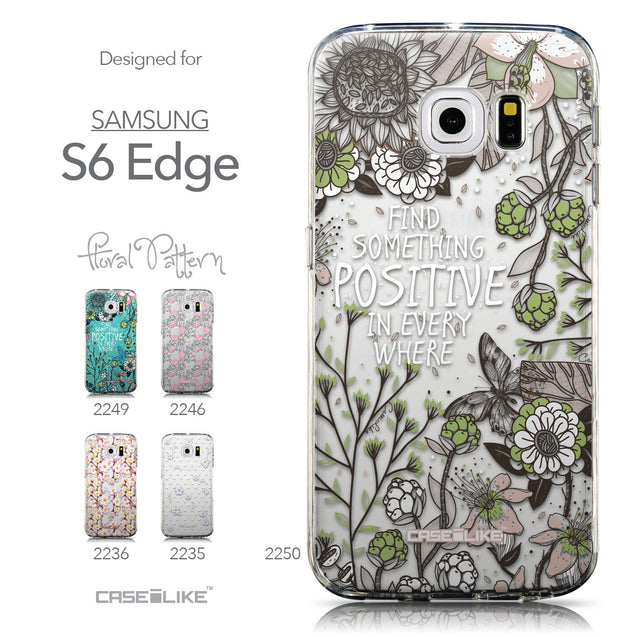 Collection - CASEiLIKE Samsung Galaxy S6 Edge back cover Blooming Flowers 2250