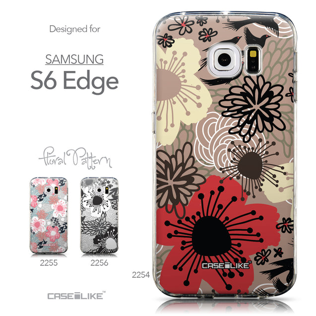 Collection - CASEiLIKE Samsung Galaxy S6 Edge back cover Japanese Floral 2254