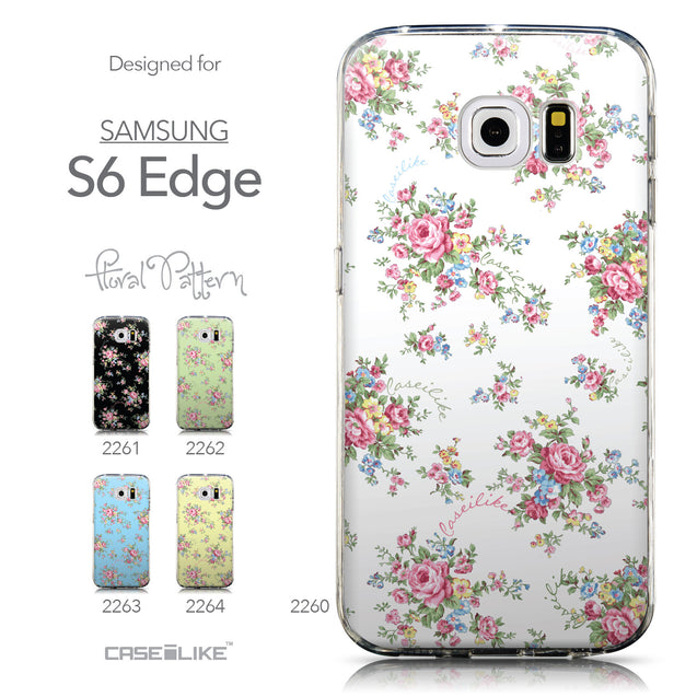 Collection - CASEiLIKE Samsung Galaxy S6 Edge back cover Floral Rose Classic 2260