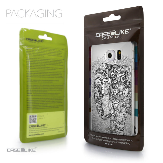 Packaging - CASEiLIKE Samsung Galaxy S6 Edge back cover Mandala Art 2300