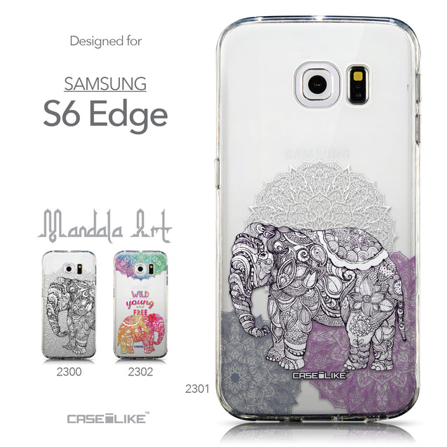Collection - CASEiLIKE Samsung Galaxy S6 Edge back cover Mandala Art 2301