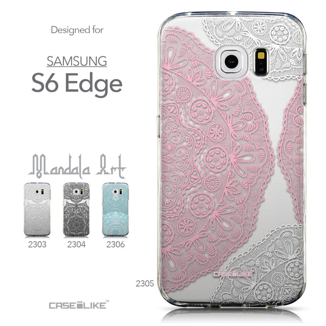 Collection - CASEiLIKE Samsung Galaxy S6 Edge back cover Mandala Art 2305
