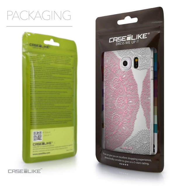 Packaging - CASEiLIKE Samsung Galaxy S6 Edge back cover Mandala Art 2305