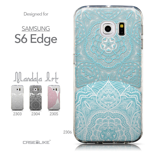 Collection - CASEiLIKE Samsung Galaxy S6 Edge back cover Mandala Art 2306