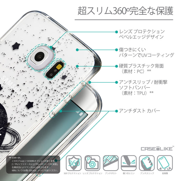 Details in Japanese - CASEiLIKE Samsung Galaxy S6 Edge back cover Quote 2401