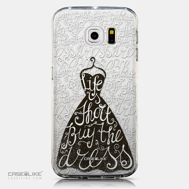 CASEiLIKE Samsung Galaxy S6 Edge back cover Quote 2404