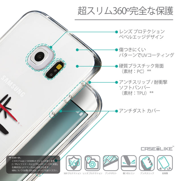 Details in Japanese - CASEiLIKE Samsung Galaxy S6 Edge back cover Quote 2408