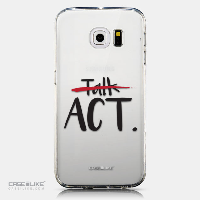 CASEiLIKE Samsung Galaxy S6 Edge back cover Quote 2408