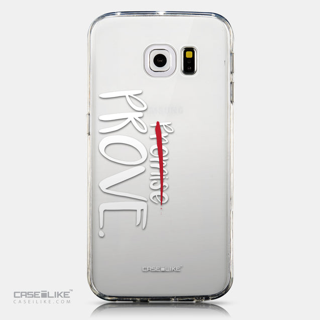 CASEiLIKE Samsung Galaxy S6 Edge back cover Quote 2409