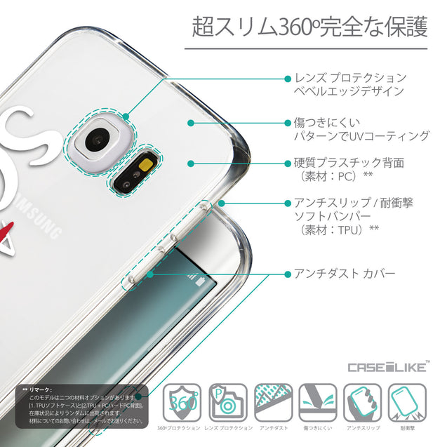Details in Japanese - CASEiLIKE Samsung Galaxy S6 Edge back cover Quote 2412