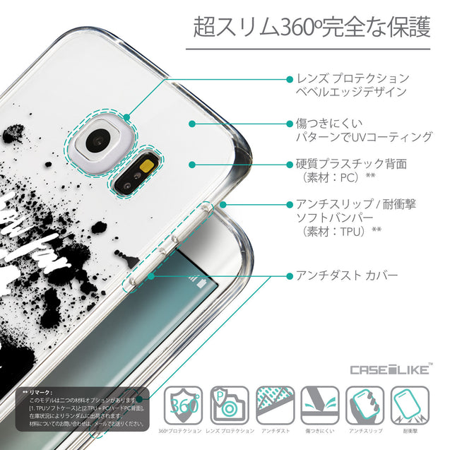 Details in Japanese - CASEiLIKE Samsung Galaxy S6 Edge back cover Quote 2413
