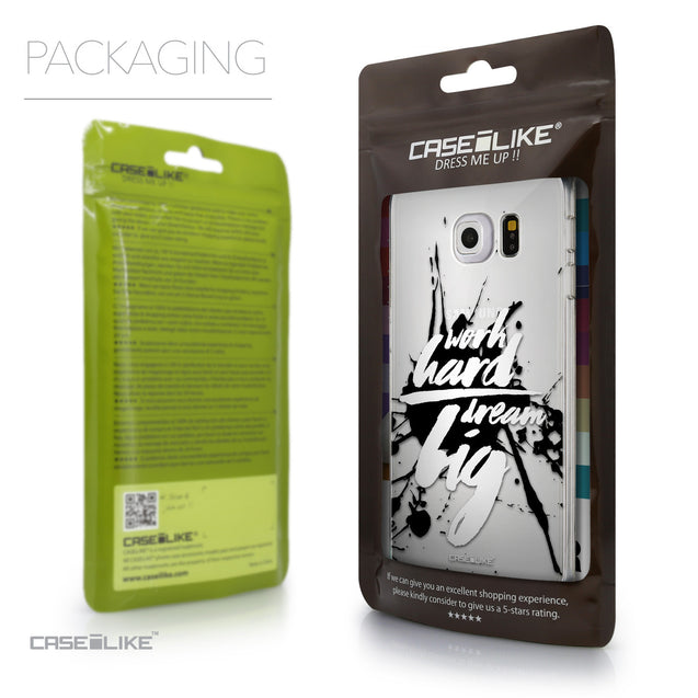 Packaging - CASEiLIKE Samsung Galaxy S6 Edge back cover Quote 2414