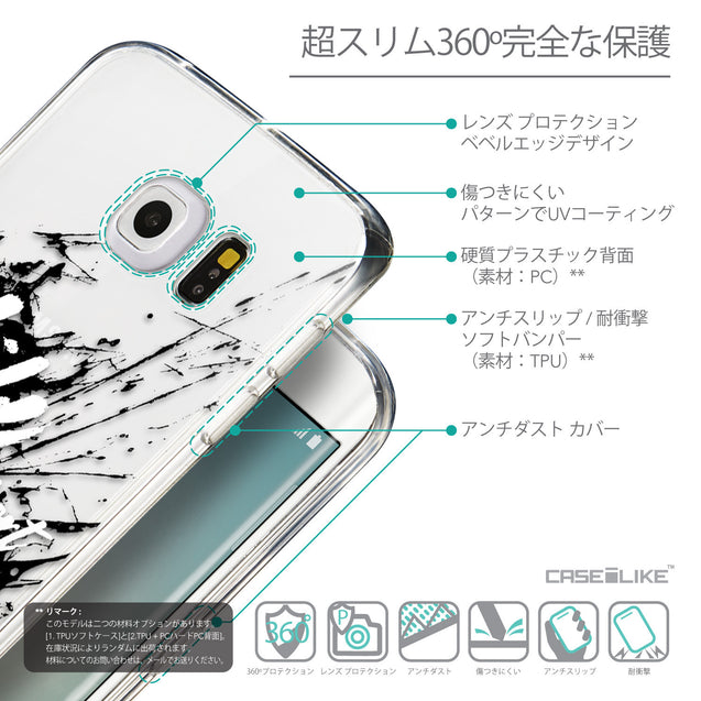Details in Japanese - CASEiLIKE Samsung Galaxy S6 Edge back cover Quote 2416
