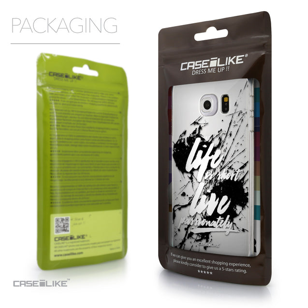 Packaging - CASEiLIKE Samsung Galaxy S6 Edge back cover Quote 2416