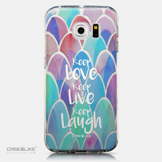 CASEiLIKE Samsung Galaxy S6 Edge back cover Quote 2417