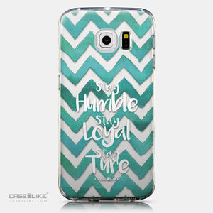 CASEiLIKE Samsung Galaxy S6 Edge back cover Quote 2418