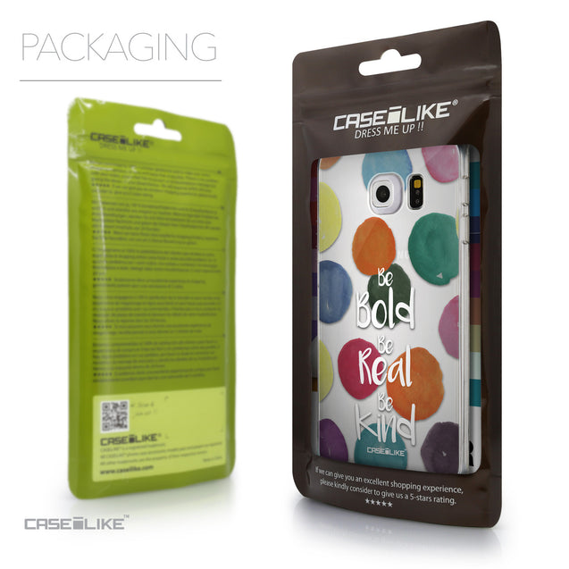 Packaging - CASEiLIKE Samsung Galaxy S6 Edge back cover Quote 2420