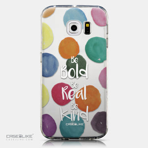 CASEiLIKE Samsung Galaxy S6 Edge back cover Quote 2420