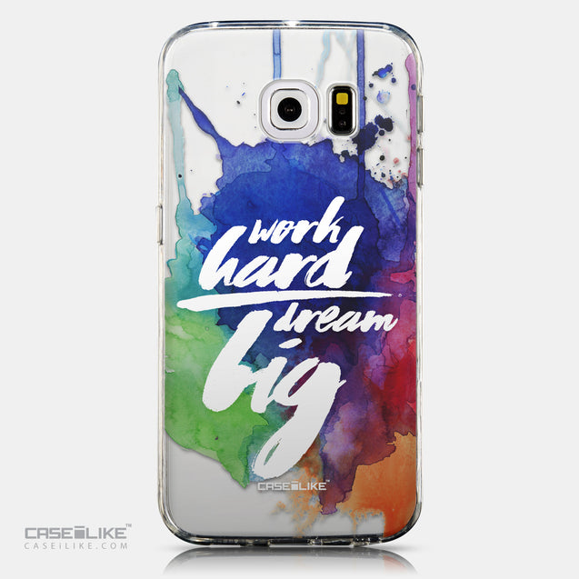 CASEiLIKE Samsung Galaxy S6 Edge back cover Quote 2422