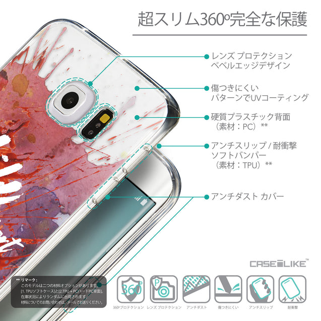 Details in Japanese - CASEiLIKE Samsung Galaxy S6 Edge back cover Quote 2423
