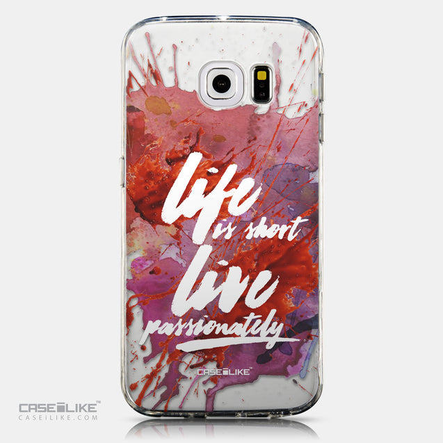 CASEiLIKE Samsung Galaxy S6 Edge back cover Quote 2423