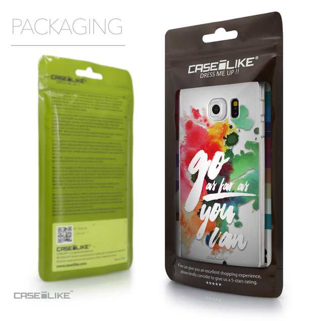 Packaging - CASEiLIKE Samsung Galaxy S6 Edge back cover Quote 2424