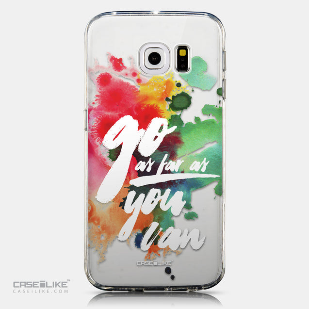 CASEiLIKE Samsung Galaxy S6 Edge back cover Quote 2424