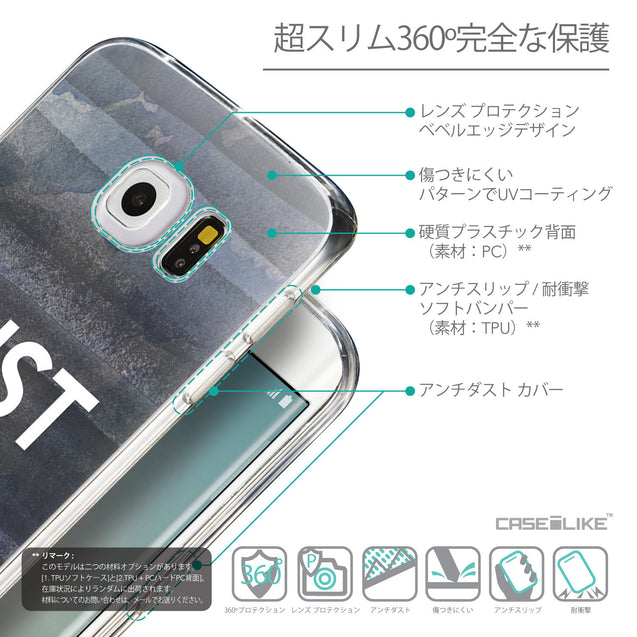 Details in Japanese - CASEiLIKE Samsung Galaxy S6 Edge back cover Quote 2430