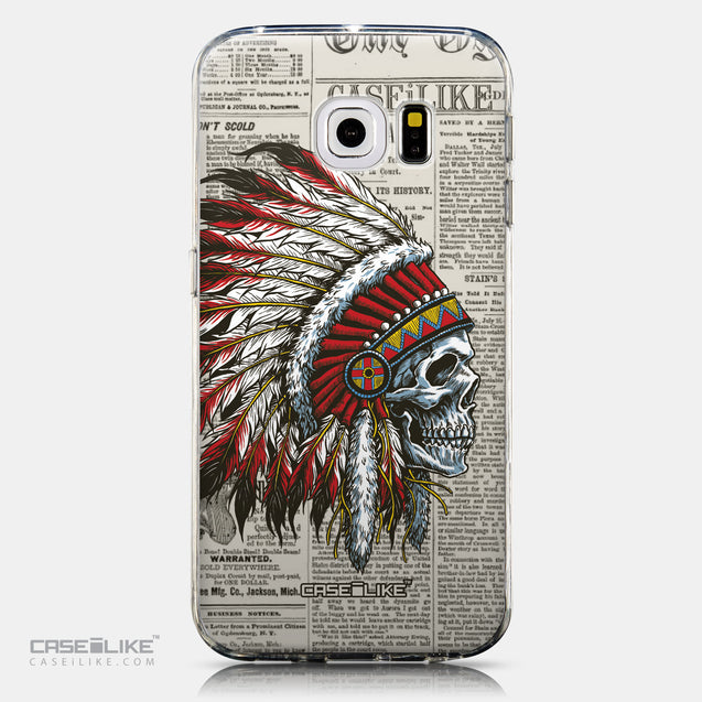 CASEiLIKE Samsung Galaxy S6 Edge back cover Art of Skull 2522