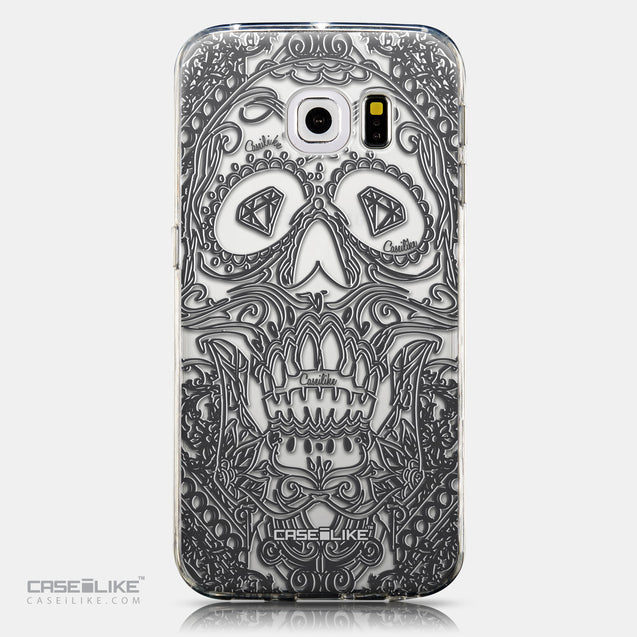 CASEiLIKE Samsung Galaxy S6 Edge back cover Art of Skull 2524