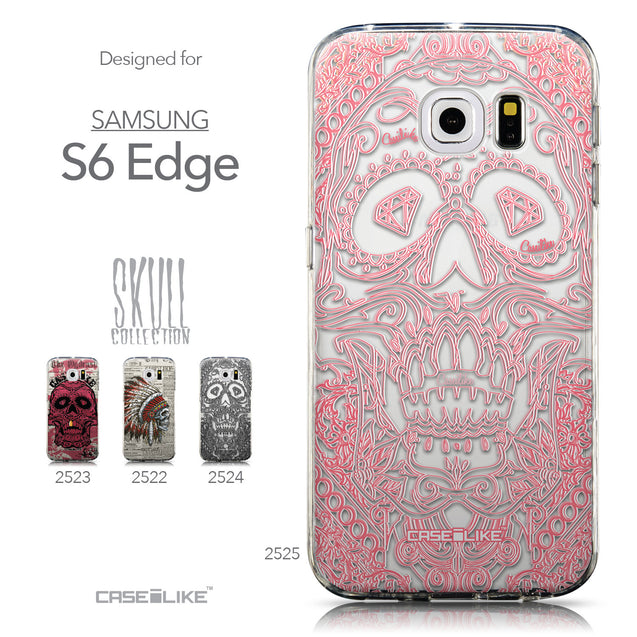 Collection - CASEiLIKE Samsung Galaxy S6 Edge back cover Art of Skull 2525