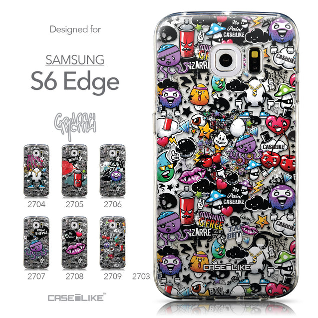 Collection - CASEiLIKE Samsung Galaxy S6 Edge back cover Graffiti 2703