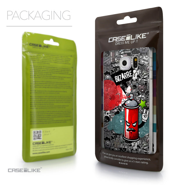 Packaging - CASEiLIKE Samsung Galaxy S6 Edge back cover Graffiti 2705