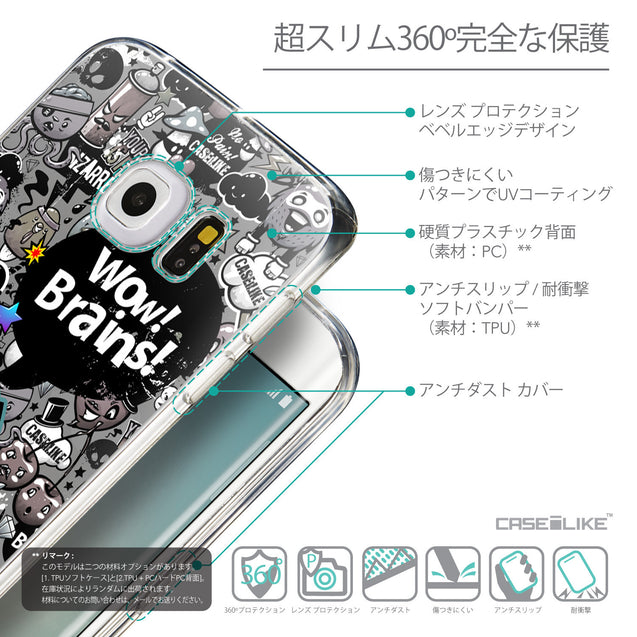 Details in Japanese - CASEiLIKE Samsung Galaxy S6 Edge back cover Graffiti 2707