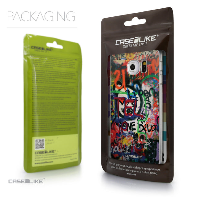 Packaging - CASEiLIKE Samsung Galaxy S6 Edge back cover Graffiti 2721
