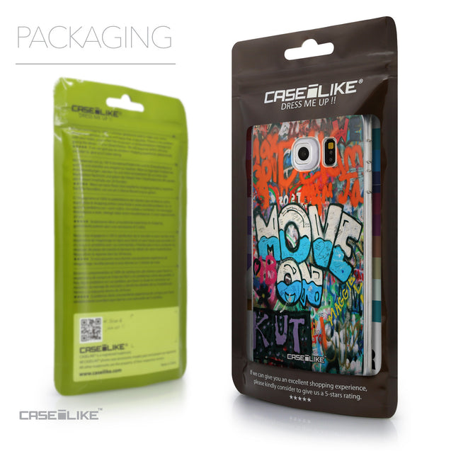 Packaging - CASEiLIKE Samsung Galaxy S6 Edge back cover Graffiti 2722