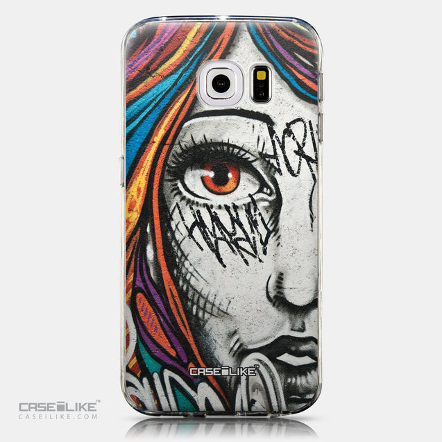 CASEiLIKE Samsung Galaxy S6 Edge back cover Graffiti Girl 2724