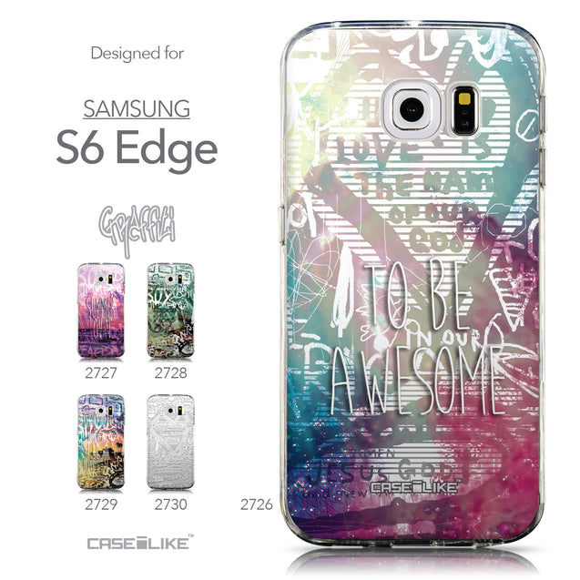 Collection - CASEiLIKE Samsung Galaxy S6 Edge back cover Graffiti 2726