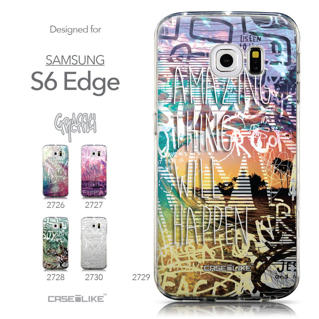 Collection - CASEiLIKE Samsung Galaxy S6 Edge back cover Graffiti 2729