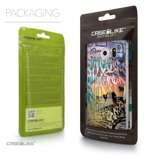 Packaging - CASEiLIKE Samsung Galaxy S6 Edge back cover Graffiti 2729