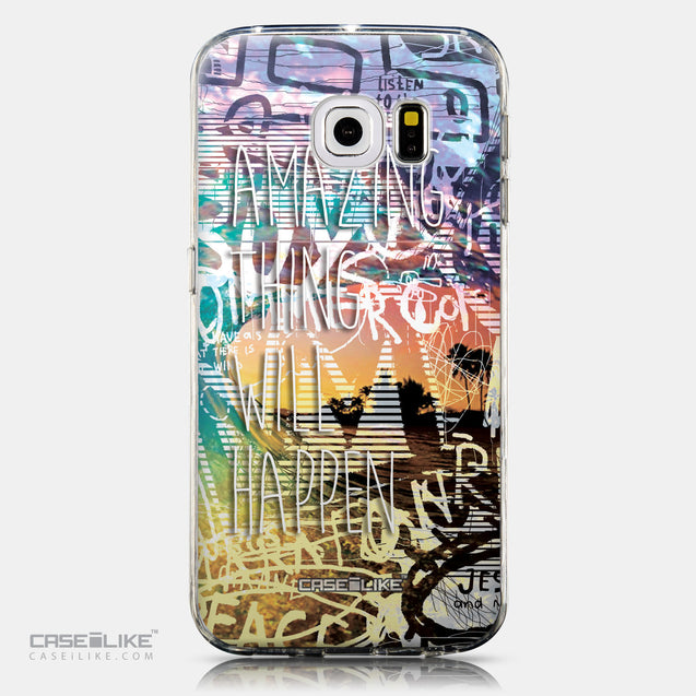CASEiLIKE Samsung Galaxy S6 Edge back cover Graffiti 2729