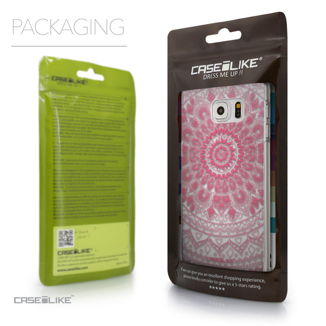 Packaging - CASEiLIKE Samsung Galaxy S6 Edge Plus back cover Indian Line Art 2062
