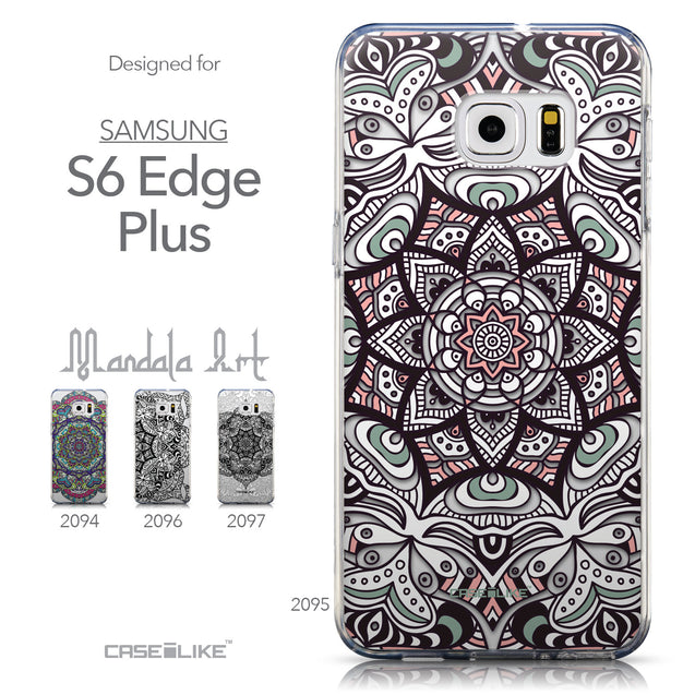Collection - CASEiLIKE Samsung Galaxy S6 Edge Plus back cover Mandala Art 2095