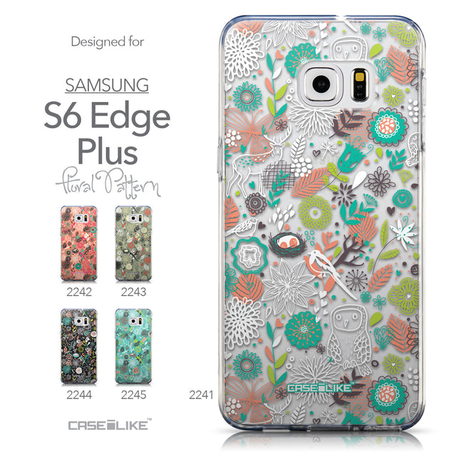 Collection - CASEiLIKE Samsung Galaxy S6 Edge Plus back cover Spring Forest White 2241